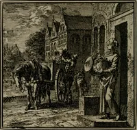 An illustration from De Onwaardige Wereld (1728)