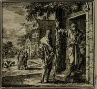 An illustration from De Onwaardige Wereld (1728)