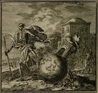 An illustration from De Onwaardige Wereld (1728)