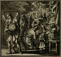 An illustration from De Onwaardige Wereld (1728)