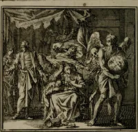 An illustration from De Onwaardige Wereld (1728)