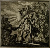 An illustration from De Onwaardige Wereld (1728)