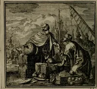 An illustration from De Onwaardige Wereld (1728)