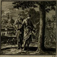 An illustration from De Onwaardige Wereld (1728)