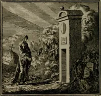 An illustration from De Onwaardige Wereld (1728)