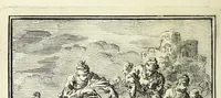 An illustration from De onwaardige wereld : vertoond in vyftig zinnebeelden, met godlyke spreuken en stichtelyke verzen (1710)