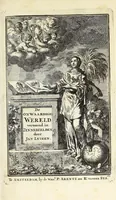 Picture 2 of 30 from De onwaardige wereld : vertoond in vyftig zinnebeelden, met godlyke spreuken en stichtelyke verzen (1710), leaf 7
