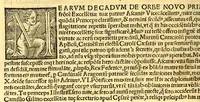 Picture 9 of 11 from De orbe nouo Petri Martyris ab Angleria Mediolanensis protonotarij C[a]esaris senatoris decades (1530), leaf 190