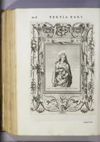 An illustration from De origine seraphicae religionis Fra[n]ciscanae eiusq[ue] progressibus, : de Regularis Obserua[n]ciae institutione, forma administrationis ac legibus admirabiliq[ue] eius propagatione. (1587)