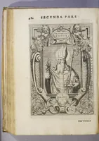 An illustration from De origine seraphicae religionis Fra[n]ciscanae eiusq[ue] progressibus, : de Regularis Obserua[n]ciae institutione, forma administrationis ac legibus admirabiliq[ue] eius propagatione. (1587)