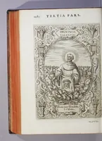 Picture 6 of 8 from De origine seraphicae religionis Fra[n]ciscanae eiusq[ue] progressibus, : de Regularis Obserua[n]ciae institutione, forma administrationis ac legibus admirabiliq[ue] eius propagatione. (1587), leaf 536