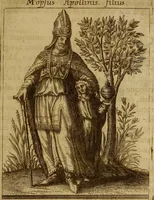 Picture 20 of 53 from Historia deorum fatidicorum, vatum, sibyllarum, phoebadum, apud priscos illustrium : cum eorum iconibus : praeposita est disertatio de divinatione et oraculis (1675), leaf 102