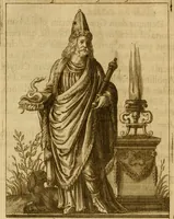 Picture 22 of 53 from Historia deorum fatidicorum, vatum, sibyllarum, phoebadum, apud priscos illustrium : cum eorum iconibus : praeposita est disertatio de divinatione et oraculis (1675), leaf 109