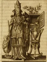 Picture 23 of 53 from Historia deorum fatidicorum, vatum, sibyllarum, phoebadum, apud priscos illustrium : cum eorum iconibus : praeposita est disertatio de divinatione et oraculis (1675), leaf 119