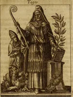 Picture 24 of 53 from Historia deorum fatidicorum, vatum, sibyllarum, phoebadum, apud priscos illustrium : cum eorum iconibus : praeposita est disertatio de divinatione et oraculis (1675), leaf 124
