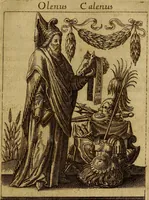 Picture 26 of 53 from Historia deorum fatidicorum, vatum, sibyllarum, phoebadum, apud priscos illustrium : cum eorum iconibus : praeposita est disertatio de divinatione et oraculis (1675), leaf 132