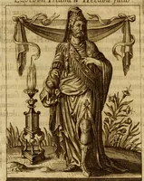 Picture 29 of 53 from Historia deorum fatidicorum, vatum, sibyllarum, phoebadum, apud priscos illustrium : cum eorum iconibus : praeposita est disertatio de divinatione et oraculis (1675), leaf 139