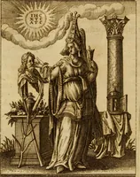 Picture 36 of 53 from Historia deorum fatidicorum, vatum, sibyllarum, phoebadum, apud priscos illustrium : cum eorum iconibus : praeposita est disertatio de divinatione et oraculis (1675), leaf 197