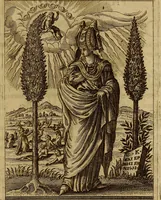 Picture 43 of 53 from Historia deorum fatidicorum, vatum, sibyllarum, phoebadum, apud priscos illustrium : cum eorum iconibus : praeposita est disertatio de divinatione et oraculis (1675), leaf 218