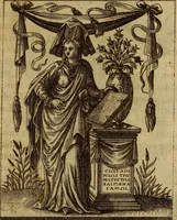 Picture 45 of 53 from Historia deorum fatidicorum, vatum, sibyllarum, phoebadum, apud priscos illustrium : cum eorum iconibus : praeposita est disertatio de divinatione et oraculis (1675), leaf 222