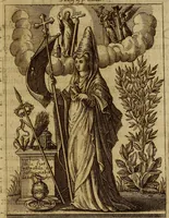 Picture 46 of 53 from Historia deorum fatidicorum, vatum, sibyllarum, phoebadum, apud priscos illustrium : cum eorum iconibus : praeposita est disertatio de divinatione et oraculis (1675), leaf 224