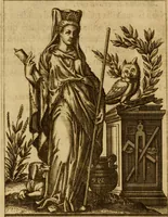 Picture 49 of 53 from Historia deorum fatidicorum, vatum, sibyllarum, phoebadum, apud priscos illustrium : cum eorum iconibus : praeposita est disertatio de divinatione et oraculis (1675), leaf 233