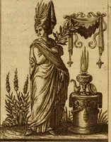 Picture 53 of 53 from Historia deorum fatidicorum, vatum, sibyllarum, phoebadum, apud priscos illustrium : cum eorum iconibus : praeposita est disertatio de divinatione et oraculis (1675), leaf 251