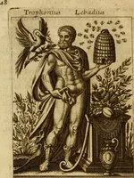 Picture 8 of 53 from Historia deorum fatidicorum, vatum, sibyllarum, phoebadum, apud priscos illustrium : cum eorum iconibus : praeposita est disertatio de divinatione et oraculis (1675), leaf 61