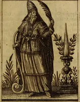 Picture 18 of 53 from Historia deorum fatidicorum, vatum, sibyllarum, phoebadum, apud priscos illustrium : cum eorum iconibus : praeposita est disertatio de divinatione et oraculis (1675), leaf 94