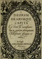 An illustration from Deorvm dearvmqve capita : ex vetustis numismatibus in gratiam antiquitatis studiosorum effigiata et edita : ex museo Abrahami Ortelii (1573)