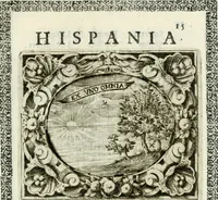 An illustration from De pace inter hispaniarum et galliarum reges habita : panegyrica dictio (1660)