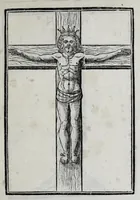 An illustration from De particula ex pretioso et viuifico ligno sacratissimae crucis Saluatoris Iesu Christi desumpta : sacris imaginibus et elogijs eodem ligno incisis insignita, et in Apostolico Sacrario asseruata commentarius (1609)