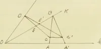 An illustration from The dependence of Euklid's propositions upon his axioms and postulates (1907)