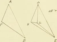 An illustration from The dependence of Euklid's propositions upon his axioms and postulates (1907)