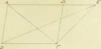 An illustration from The dependence of Euklid's propositions upon his axioms and postulates (1907)