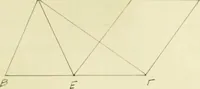 An illustration from The dependence of Euklid's propositions upon his axioms and postulates (1907)