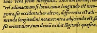 An illustration from De principiis astronomiae et cosmographiae: deque vsu globi ab eode[m] editi. Item de orbis diuisione, [&] insulis, rebúsq[ue]; nuper inue[n]tis. : Eiusdem libellus de locorum describendorum ratione. Et de eorum distantiis inueniendis, nunquam antehac visus. (1548)