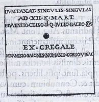 Picture 6 of 53 from De prisca Caesiorvm gente Io. Baptistae Fonteii primionis commentariorvm libri dvo : cvm Ivlii Iacobonii appendice (1582), leaf 119