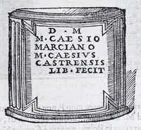 Picture 12 of 53 from De prisca Caesiorvm gente Io. Baptistae Fonteii primionis commentariorvm libri dvo : cvm Ivlii Iacobonii appendice (1582), leaf 151