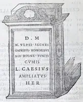 Picture 17 of 53 from De prisca Caesiorvm gente Io. Baptistae Fonteii primionis commentariorvm libri dvo : cvm Ivlii Iacobonii appendice (1582), leaf 160