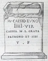 Picture 19 of 53 from De prisca Caesiorvm gente Io. Baptistae Fonteii primionis commentariorvm libri dvo : cvm Ivlii Iacobonii appendice (1582), leaf 168