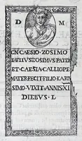 An illustration from De prisca Caesiorvm gente Io. Baptistae Fonteii primionis commentariorvm libri dvo : cvm Ivlii Iacobonii appendice (1582)