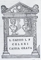 Picture 44 of 53 from De prisca Caesiorvm gente Io. Baptistae Fonteii primionis commentariorvm libri dvo : cvm Ivlii Iacobonii appendice (1582), leaf 457