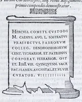 Picture 52 of 53 from De prisca Caesiorvm gente Io. Baptistae Fonteii primionis commentariorvm libri dvo : cvm Ivlii Iacobonii appendice (1582), leaf 549