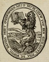 Picture 1 of 2 from De Psalmen Davids : wt den franchoyschen dichte Nederlantschen ouergeset (1572), leaf 5