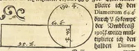 Picture 3 of 15 from De quadratura circuli mechanici, das ist, Ein neuer, kurtzer, hochnützlicher und leichter mechanischer Bericht von der Vierung oder Quadratur des Circkels ... erster und andrer Theil (1653), leaf 33