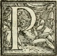 An illustration from De' ragguagli di Parnaso .. (1612)
