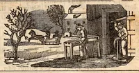 Picture 1 of 9 from Der alte Germantown-Kalender auf das Jahr 1858 : ... für den Pennsylvanischen Horizont und die angrenzenden Staaten berechnet (1857), leaf 7