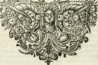 An illustration from De rampspoedige scheepvaart der Franschen naar Oostindien, onder 't beleit van de Heer Generaal Augustyn van Beaulieu, met drie schepen, uit Normandyen. Daar in hy vertoont, niet alleenlijk de rampen en tegenspoeden die hem in deze reis overgekomen zijn, en 't verlies van twee zijner schepen, in deze tocht verloren: maar ook veel aanmerkelijke beschrijvingen der plaatsen, daar hy geweest heeft, zijn handelingen met d'inwoonders, hun wetten, zeden en gewoonten (1669)