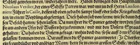 An illustration from Der ander Theyl, der newlich erfundenen Landtschafft Americae, von dreyen Schiffahrten, so die Frantzosen in Floridam (die gegen Nidergang gelegen) gethan. : Eine vnter dem Häuptmann H. Laudonniere, Anno 1564. Die ander vnter H. Ribald 1565. Die dritte, vnter H. Guorguesio 1567. geschehen. Mit Beschreibung vnd lebendiger Contrafactur, dieser Provintze, Gestalt, Sitten vnd Gebräuch der Wilden, (1591)